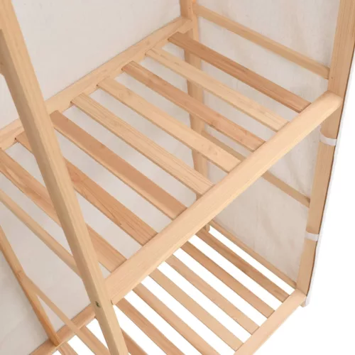  3-szintes ruhásszekrény 110 x 40 x 170 cm