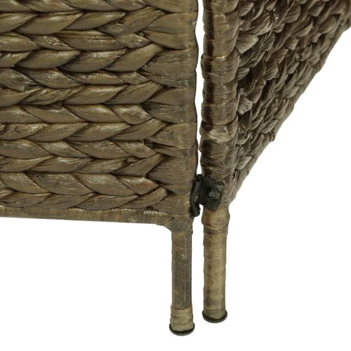  barna 3-paneles vízijácint paraván 116 x 160 cm