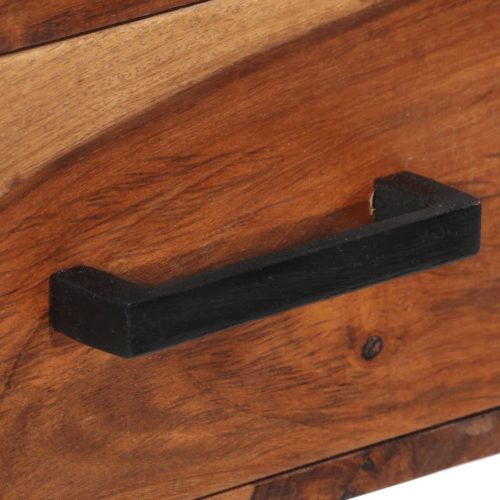  tömör akácfából íróasztal 2 fiókkal 110 x 50 x 77 cm