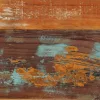  tömör újrahasznosított fa dohányzóasztal 120 x 60 x 40 cm
