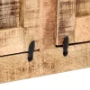  tömör mangófa tálalószekrény 120 x 35 x 76 cm 