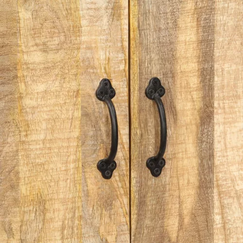  tömör mangófa könyvespolc 60 x 35 x 180 cm