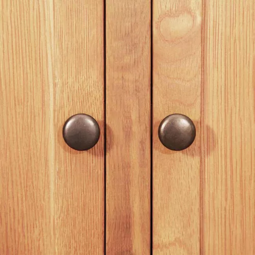  Széf Barna 112 x 33.5 x 70 cm Masszív tölgyfa