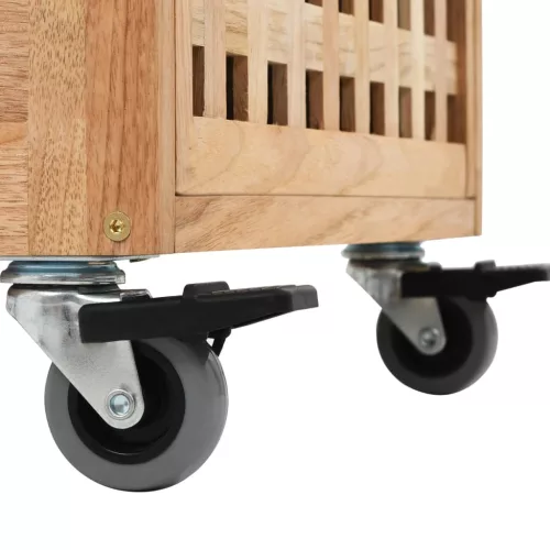  tömör diófa fürdőszobai szekrény 41 x 41 x 91 cm