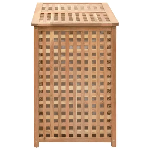  tömör diófa szennyeskosár 87,5 x 46 x 67 cm