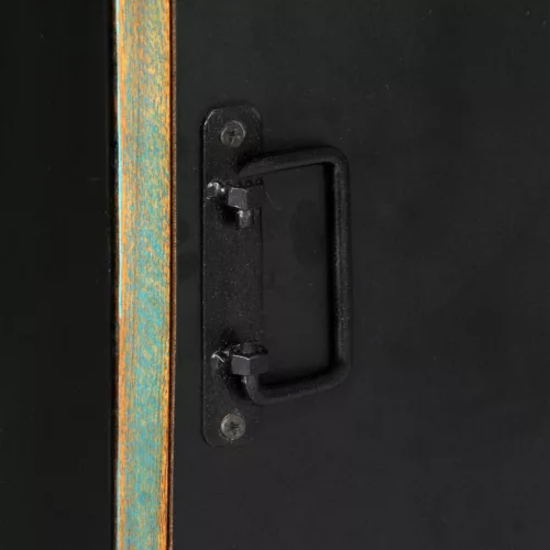  tömör újrahasznosított fa könyvespolc 45 x 30 x 171 cm 