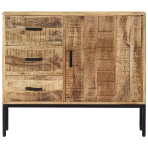  tömör mangófa tálalószekrény 88 x 30 x 71 cm
