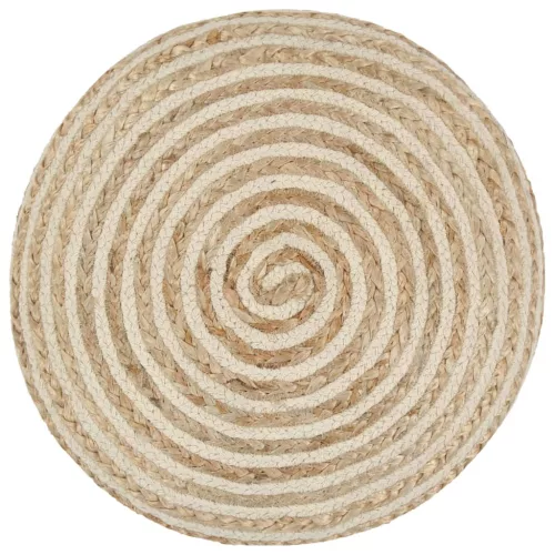  kézzel készült juta puff 40 x 45 cm