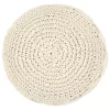  kézzel készült makramé pamut puff 45 x 30 cm