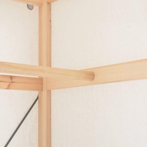  fehér szövet ruhásszekrény 79 x 40 x 170 cm