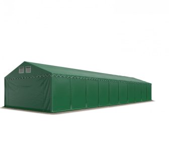 TP Raktársátor 5x20m professional 2,6m oldalmagassággal, 550g/m2-zöld