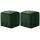  2 db zöld bársony éjjeliszekrény 30 x 30 x 30 cm