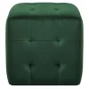  2 db zöld bársony éjjeliszekrény 30 x 30 x 30 cm