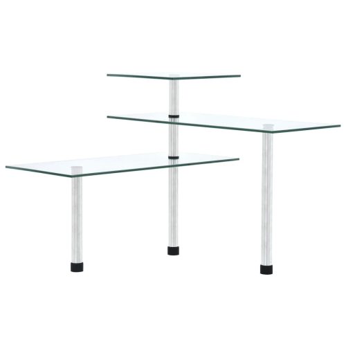  3 szintes edzett üveg konyhai sarokpolc