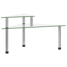  átlátszó edzett üveg konyhai polc 49,5 x 35 x 19 cm