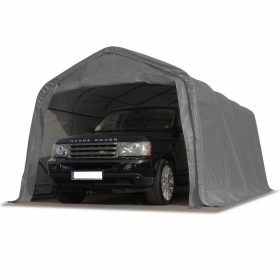 TP 2,4x3,6m ponyvagarázs, PVC 800N ponyva - szürke