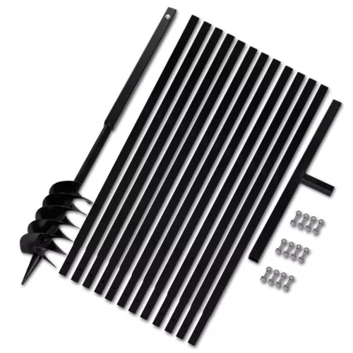 Föld Fúró 120 mm Fogantyú Hosszabbító Csö 13 m Acél 