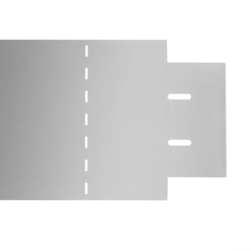 15 db hajlékony horganyzott acél gyep kerítés szett 100 x 14 cm