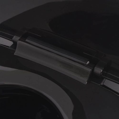  Falra szerelhető fekete kerámia WC rejtett öblítőtartállyal