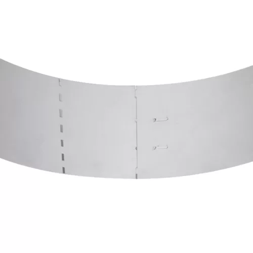  10 db galvanizált acél gyepkerítés 100 x 20 cm