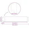  15 db galvanizált acél gyepkerítés 100 x 20 cm