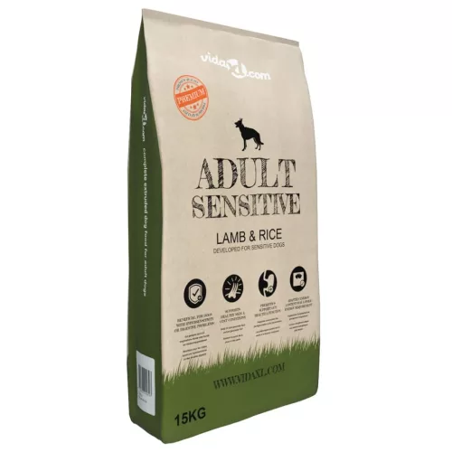  2 db „Adult Sensitive Lamb & Rice” prémium száraz kutyatáp 30 kg
