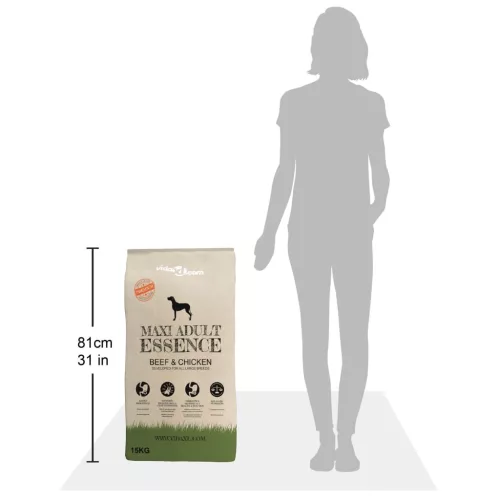  2 db „Maxi Adult Essence Beef & Chicken” prémium kutyatáp 30 kg