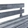  fenyőfa kerti raklapkanapé homokszínű párnákkal