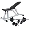  edzőpad egykezes és kétkezes súlyzókészlettel 60,5 kg