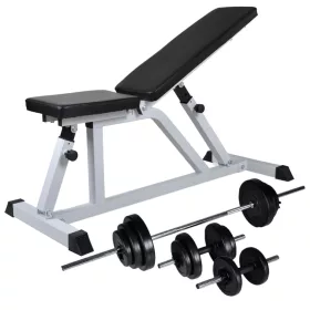  edzőpad egykezes és kétkezes súlyzókészlettel 30,5 kg