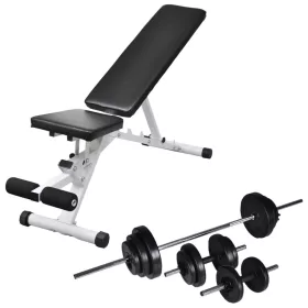  edzőpad egykezes és kétkezes súlyzókészlettel 30,5 kg