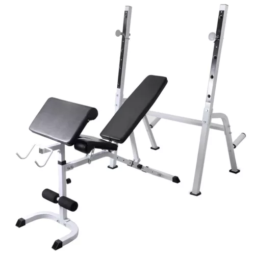  edzőpad állvánnyal / egykezes és kétkezes súlyzószettel 60,5 kg