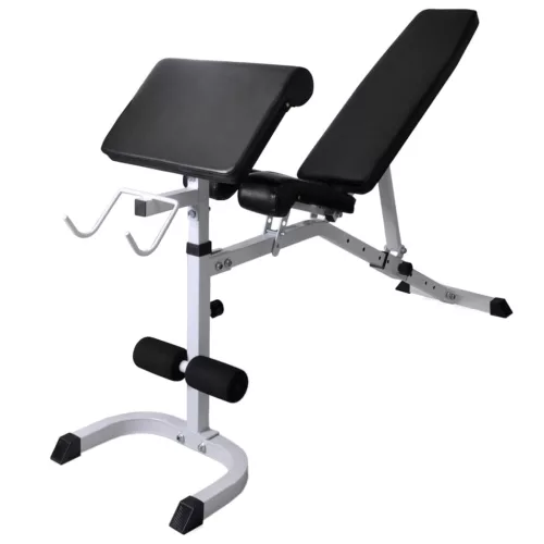  edzőpad állvánnyal / egykezes és kétkezes súlyzószettel 60,5 kg
