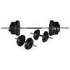  edzőpad állvánnyal / egykezes és kétkezes súlyzószettel 60,5 kg
