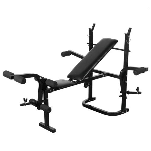  súlyzópad állvánnyal/egykezes és kétkezes súlyzószettel 60,5 kg