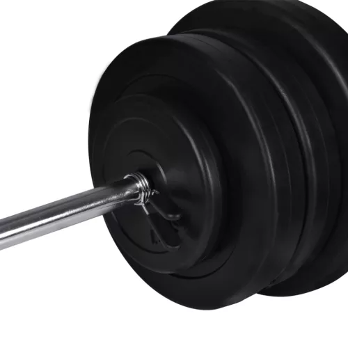  súlyzópad állvánnyal/egykezes és kétkezes súlyzószettel 60,5 kg