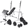  edzőpad állvánnyal, egykezes és kétkezes súlyzószettel 120 kg