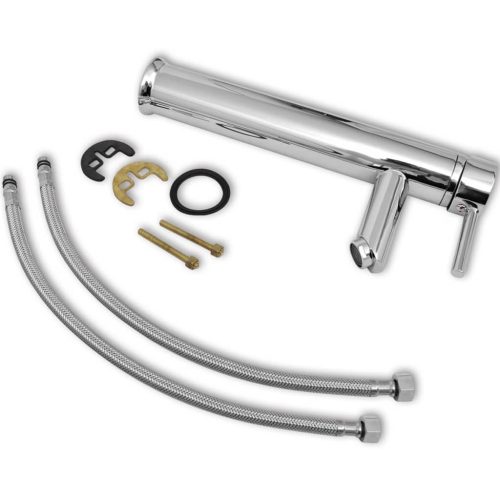  kerek fehér fürdőszobai kerámia mosdókagyló keverőcsappal