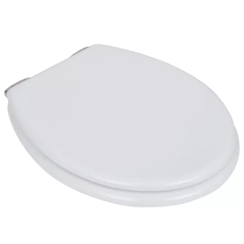  2 db fehér MDF WC ülőke lassan csukódó fedéllel