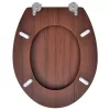  2 db barna MDF WC ülőke