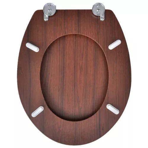  2 db barna MDF WC ülőke