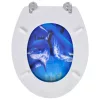  2 db delfinmintás MDF WC ülőke