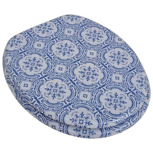  2 db porcelán mintájú MDF WC ülőke