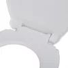  2 db fehér műanyag WC ülőke lassan csukódó fedéllel