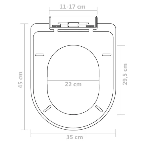  2 db fehér műanyag WC ülőke lassan csukódó fedéllel