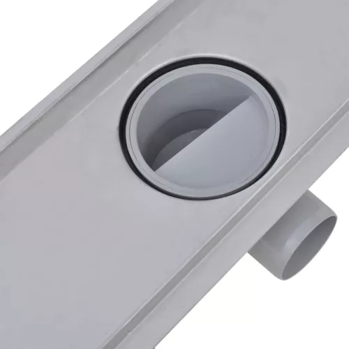 2db lineáris rozsdamentes acél zuhany lefolyó 530 x 140 mm