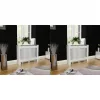  2 db fehér MDF radiátorburkolat 112 cm