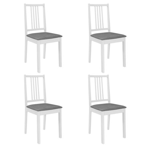  5-részes fehér MDF étkezőgarnitúra