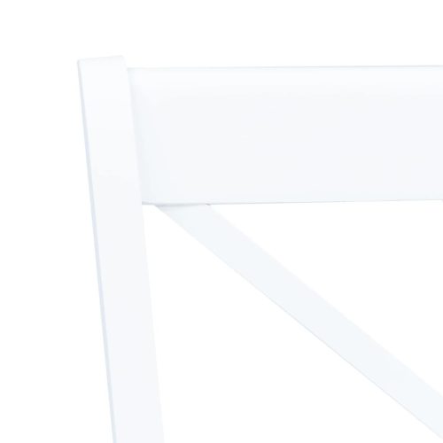  5 darabos fehér tömör gumifa étkezőszett