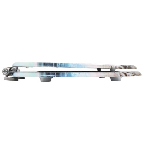  2 db kagylómintás MDF WC-ülőke lassan csukódó fedéllel